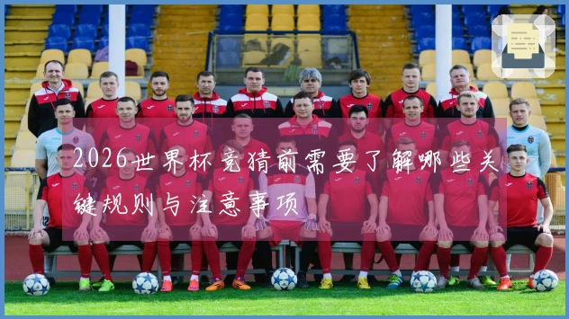 2026世界杯竞猜前需要了解哪些关键规则与注意事项